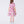 Charger l'image dans la galerie, Luxury girls occasion dress with all-over bougainvillea floral print, sleeveless cut and flared skirt, shown from the back for special events and formal celebrations

