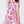 Charger l'image dans la galerie, Luxury girls occasion dress featuring pink bougainvillea floral print with crystal-trim detailing on the bodice, sleeveless design and structured silhouette, created for elegant special occasions
