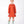 Charger l'image dans la galerie, Front view of Button-Front Girls Twill Dress in coral for girls ages 3 to 12, a premium children’s design by Mama Luma
