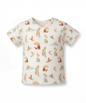 Casa Marisol Beach print baby T-shirt