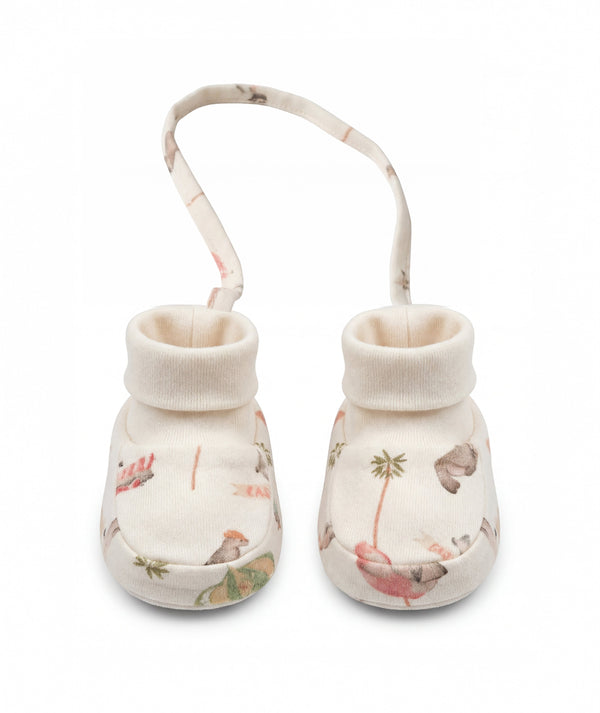 Casa Marisol illustrated cotton baby socks, alternate 5