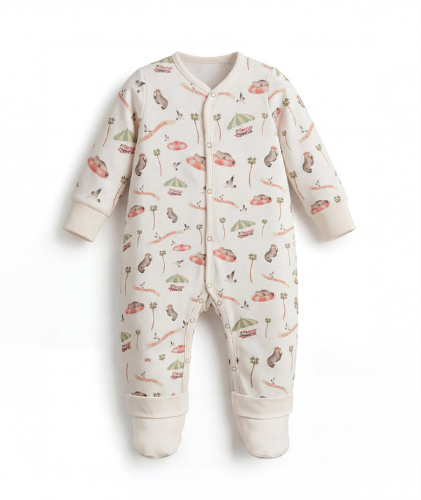 Casa Marisol Pool Party print baby romper