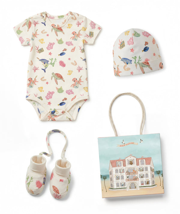 Casa Marisol premium newborn gift set with coordinated essentials, alternate 7