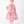 Load image into Gallery viewer, Front view of Chiffon Layers Rose Girls Dress in pink chiffon for girls ages 3 to 12, showing overall silhouette and styling
