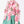 Load image into Gallery viewer, Editorial view of Chiffon Rose Girls Outfit | 2 Pieces in mint chiffon for girls ages 3 to 12, featuring fabric texture and color
