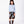 Load image into Gallery viewer, Front view of Classic Plaid Girls Bow Outfit with collared blue top, tailored chocolate shorts and plaid bow for girls ages 3 to 12 by Mama Luma.
