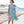 Load image into Gallery viewer, blue daisy chiffon dress
