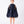 Charger l'image dans la galerie, Front view of Diamond-Embellished Girls Cape Dress in navy tulle for girls ages 3 to 12, a premium children’s design by Mama Luma
