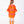 Load image into Gallery viewer, Back view of Enchanting Feathers Girls Dress in coral feather for girls ages 3 to 12, showing the silhouette and refined construction

