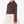 Load image into Gallery viewer, Detail view of Enchanting Feathers Girls Outfit featuring a chocolate collared top, ivory waistband, tonal bow and feather-textured skirt by Mama Luma.
