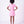 Load image into Gallery viewer, Back view of the vibrant pink Enchanting Women’s Dress with a tailored silhouette and concealed zipper

