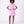 Load image into Gallery viewer, Vibrant pink women’s special occasion dress with structured fabric, elevated shoulders and a clean neckline by Mama Luma

