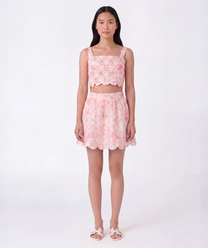 Front view of Exquisite Cut Women's Resort Outfit | 2 Pieces, showing overall silhouette and styling