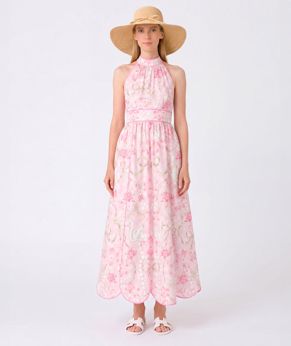 Front view of Exquisite Women's Summer Dress, showing overall silhouette and styling