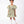 Carica l'immagine nel visualizzatore Galleria, Front view of Floral Balloon Sleeve Girls Dress in mint green for girls ages 3 to 12, a premium children’s design by Mama Luma
