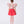 Load image into Gallery viewer, Back view of the Floral Balloon Sleeve Girls Outfit showing the balloon-sleeve top with back zip closure and softly flared short skirt made from breathable lightweight fabric, designed for girls ages 3–12 for Eid, Easter, and garden parties.
