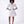 Carica l'immagine nel visualizzatore Galleria, Floral Jacquard Women's Dress in powder blue with botanical motifs and statement sleeves from Mama Luma Porcelain Garden Collection
