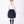 Load image into Gallery viewer, Floral Lace Cape Girls Outfit navy ivory front view
