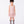 Load image into Gallery viewer, Front view of Bouclé Tweed Girls Outfit in blush pink tweed, sleeveless blouse with pleated skirt, luxury two-piece outfit for girls ages 3–12y.
