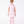 Load image into Gallery viewer, Glitter Pink girls dress in floral jacquard back view
