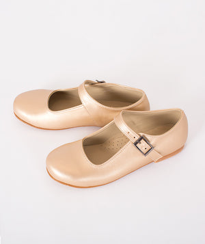 gold kids shoes