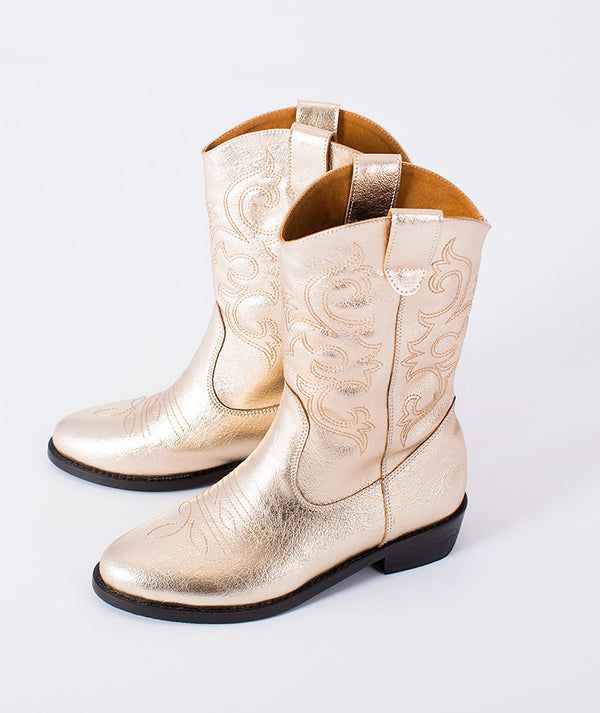 golden kids cowboy boots