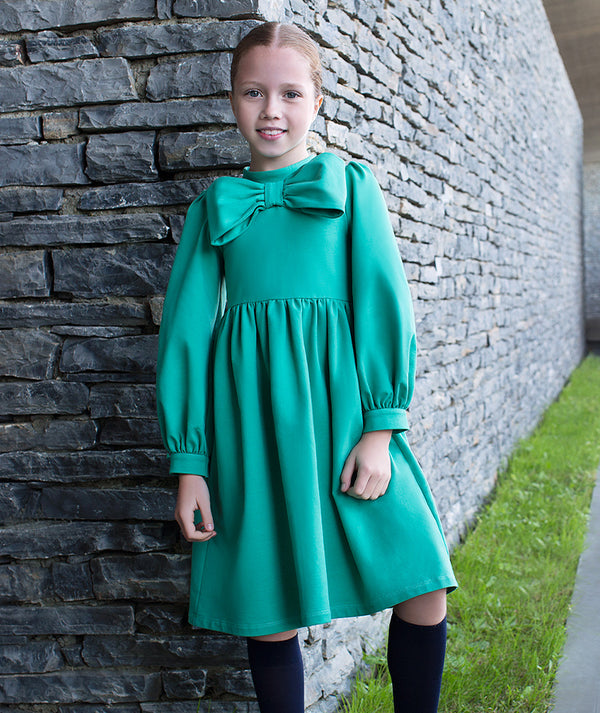 green-bow-dress