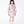 Load image into Gallery viewer, Hanae ivory floral girls dress with pink flowers long sleeves and statement bow front view by Mama Luma

