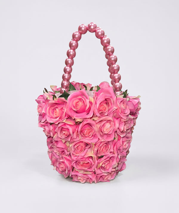 Pink Rose Pearl Girls Bag
