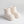 Charger l'image dans la galerie, Ivory pointelle knit baby booties luxury newborn knit footwear perfect for special occasions
