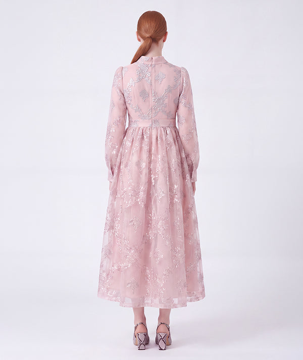 Jacquard Bow Women's Dress