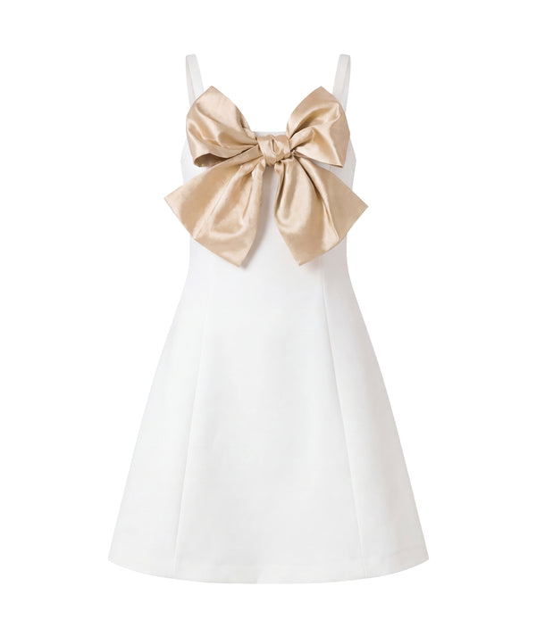 Gold Bow Women's Dress
