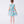 Load image into Gallery viewer, Back view of Kohana Petals Girls Dress showing flared silhouette, floral print, and elegant knee-length design for girls.
