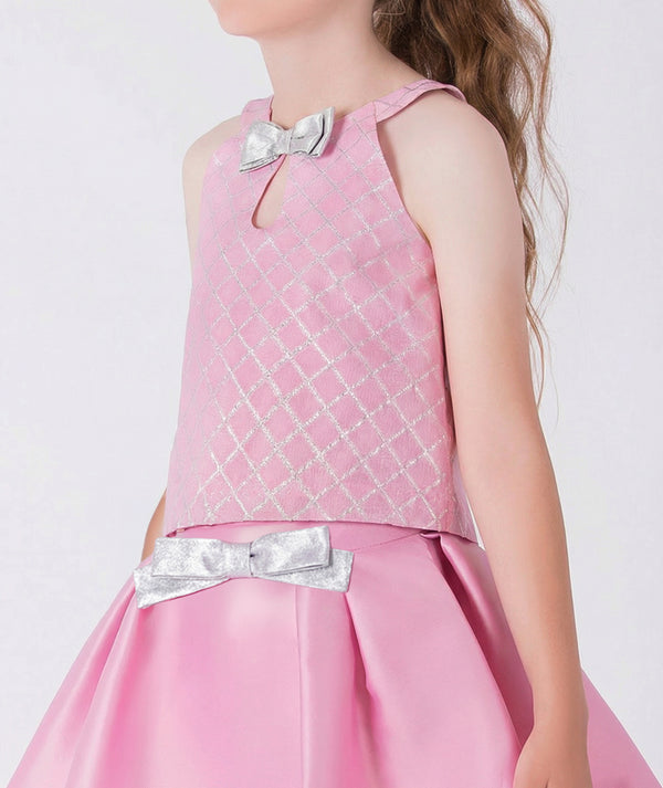 Shimmering Jacket Girls Outfit | 2 Pieces