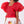 Load image into Gallery viewer, Festive two-piece set from Mama Luma’s Asagao Collection featuring a red puff-sleeve top and ivory floral skirt, ideal for Christmas parties, pageants, and family gatherings. Available in sizes 3–12 Y.
