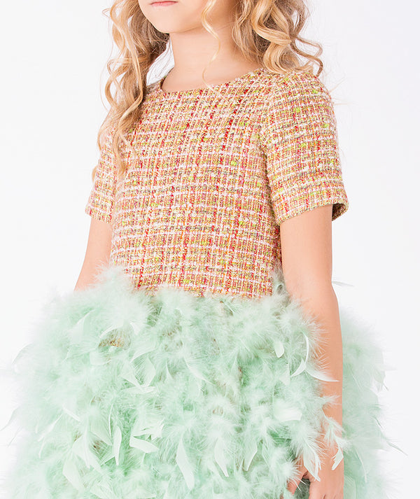 Mama Luma luxury girls dress editorial featuring elegant special occasionwear for birthdays, weddings and celebrations.