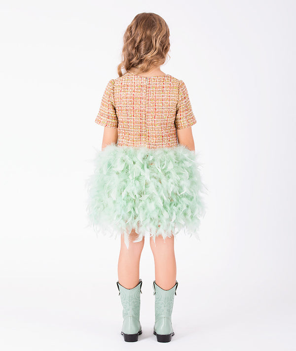 Mama Luma girls special occasion dress fashion editorial featuring luxury children’s occasionwear styling.
