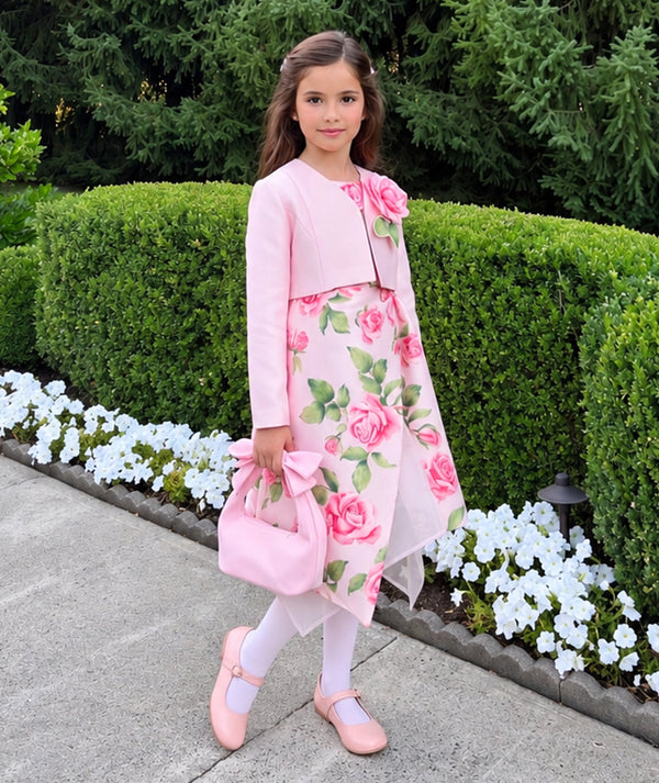 Mama Luma girls special occasion outfit editorial, styled for celebrations.