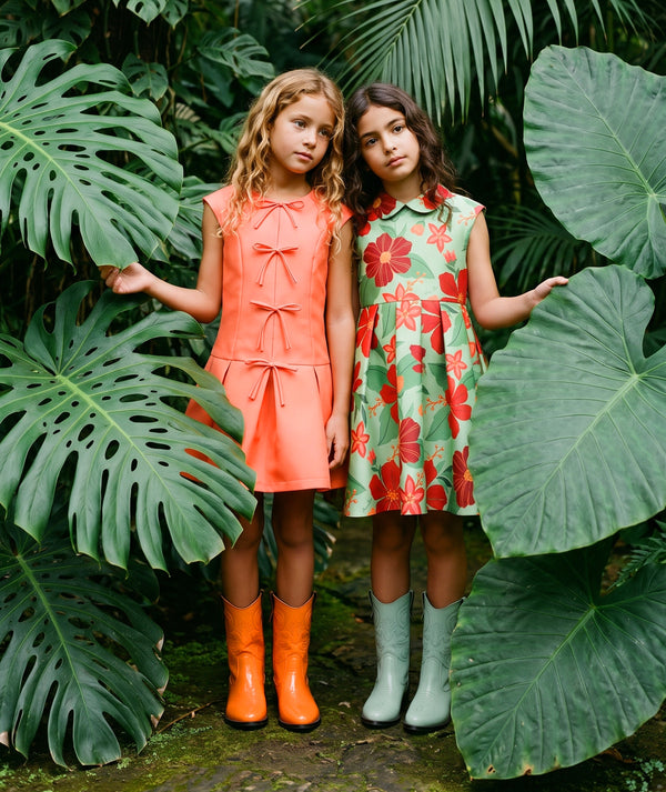Mama Luma luxury girls dresses editorial showcasing premium special occasion fashion for children.