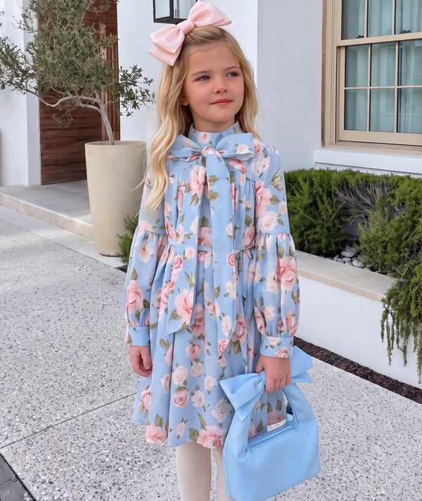 Mama Luma luxury girlswear fashion editorial for special occasions and celebrations.