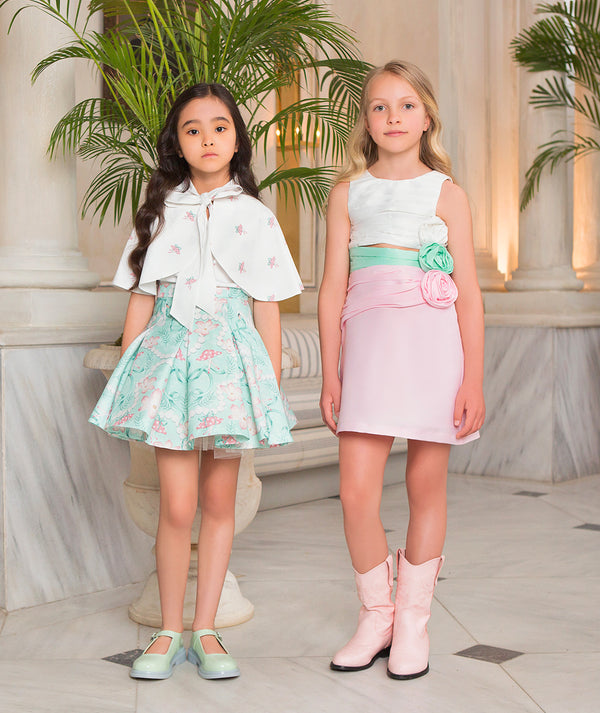 Baby Pink Kids Cowboy Boots