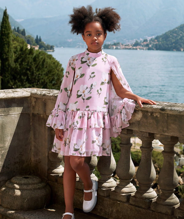 Ruffle Sleeves Aitana Girls Dress