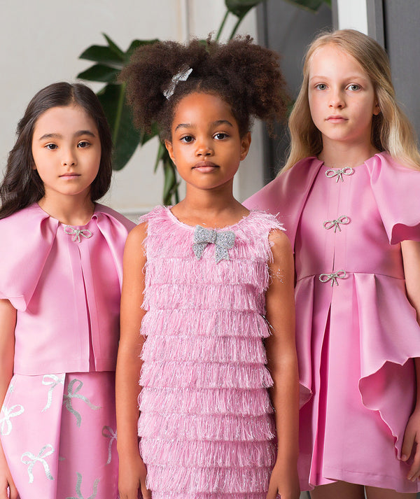 Enchanting Tassel Girls Dress