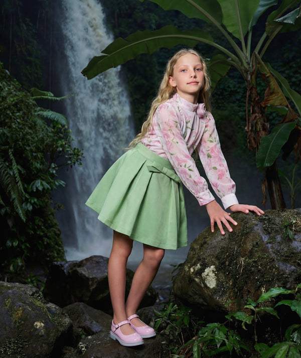 Peonia Petals Girls Outfit | 2 Pieces