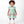 Charger l'image dans la galerie, Front view of Marambaia Baby Dress in mint green for babies ages 1 to 3, a premium children’s design by Mama Luma
