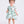 Load image into Gallery viewer, Mint floral baby dress featuring a 3D flower appliqué, by Mama Luma
