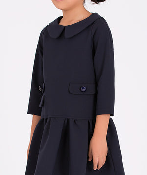 navy school dress