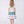 Load image into Gallery viewer, Back view of Pastel Stripes Girls Outfit 2 Pieces showing coordinated top and knee length striped skirt by Mama Luma
