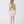 Carica l'immagine nel visualizzatore Galleria, Back view of Peonia Petals Outfit | 2 Pieces in mint cotton, highlighting overall silhouette and styling
