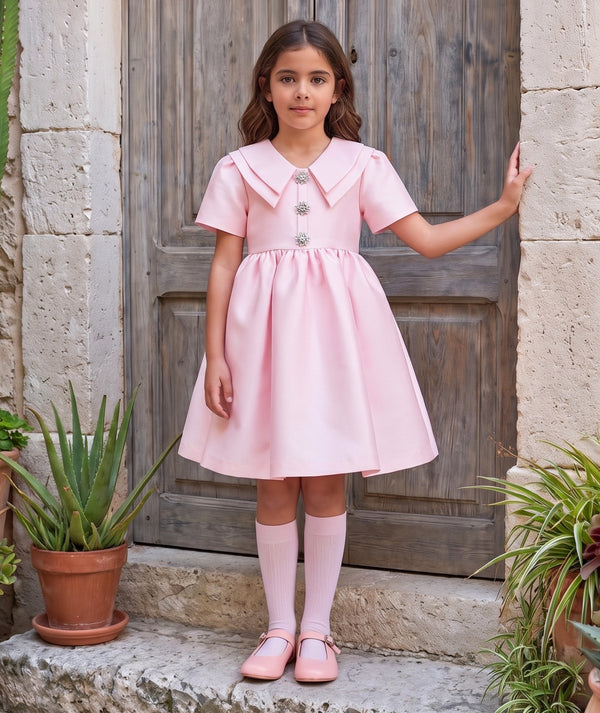 Enchanting Brooch Girls Dress